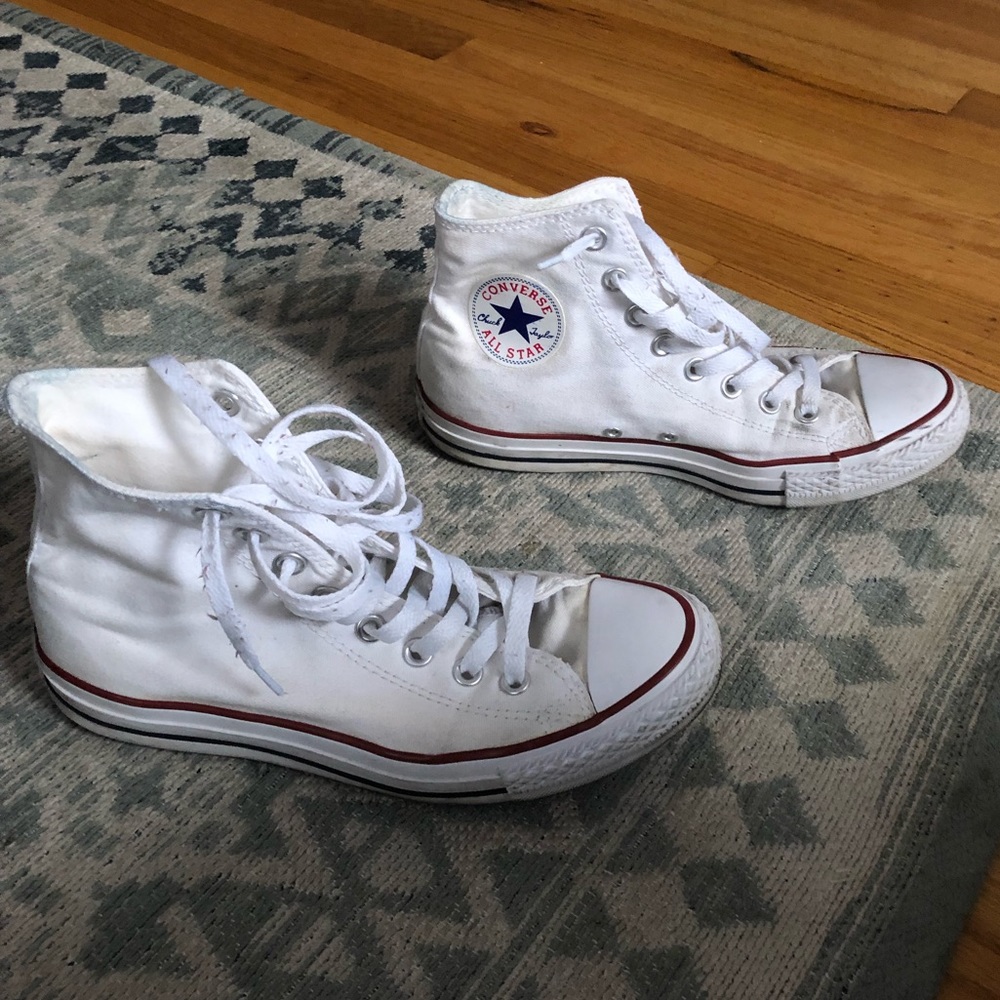 White high top converse
